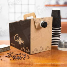 Кофе -кофе -носитель для переноски для бумажной коробки